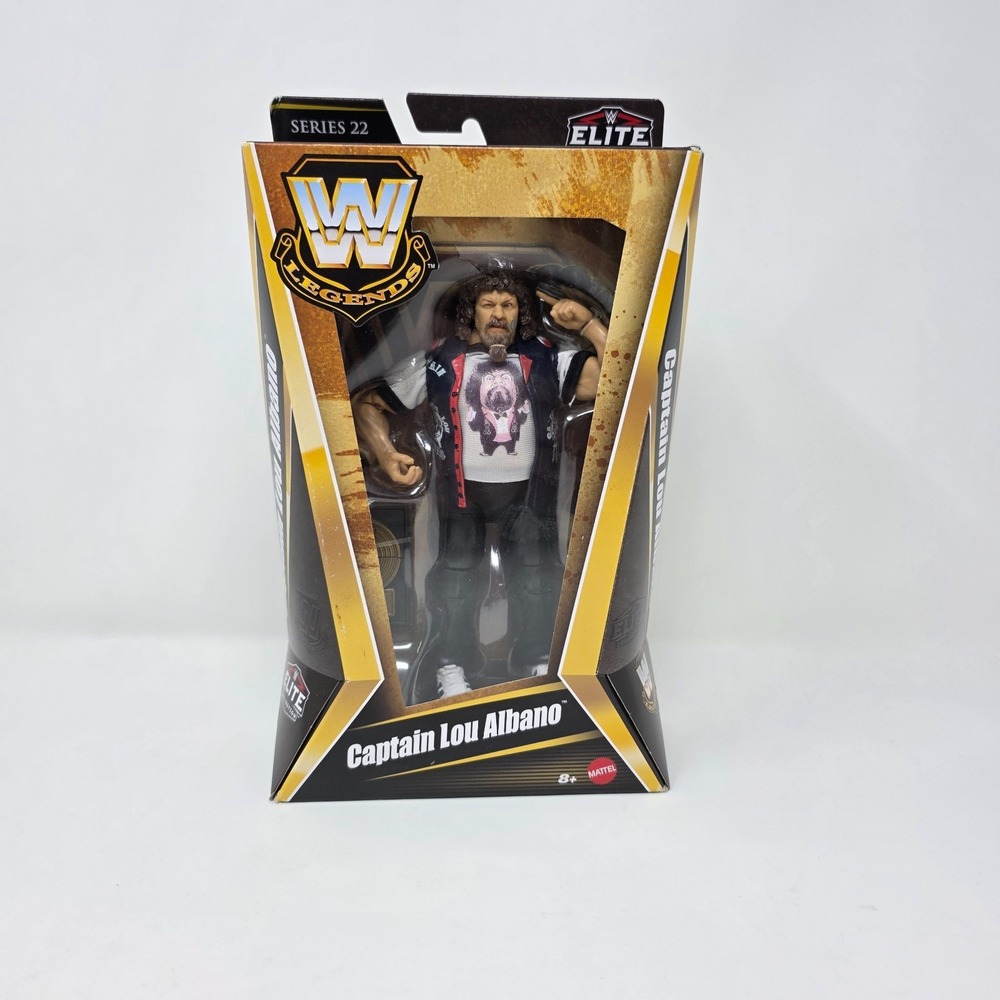 WWE Elite Collection Legends Series 22 Captain Lou Albano Wrestling Figure‎